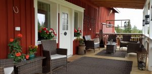 Ruska Laukan tallilla Vintti kokoontumistila Ruka-Kuusamossa