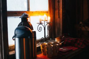 Ruska Laukka tallin pihapiiristä kesä- ja talvikuvia Ruka-Kuusamossa