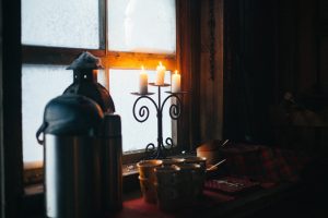 Ruska Laukka tallin pihapiiristä kesä- ja talvikuvia Ruka-Kuusamossa