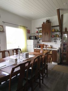 Ruska Laukan tallilla Vintti kokoontumistila Ruka-Kuusamossa