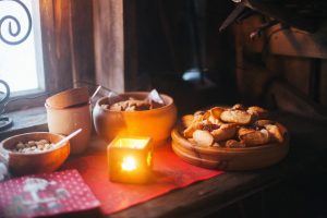 Ruska Laukka tallin pihapiiristä kesä- ja talvikuvia Ruka-Kuusamossa