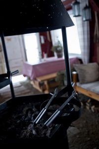 Ruska Laukka tallin pihapiiristä kesä- ja talvikuvia Ruka-Kuusamossa